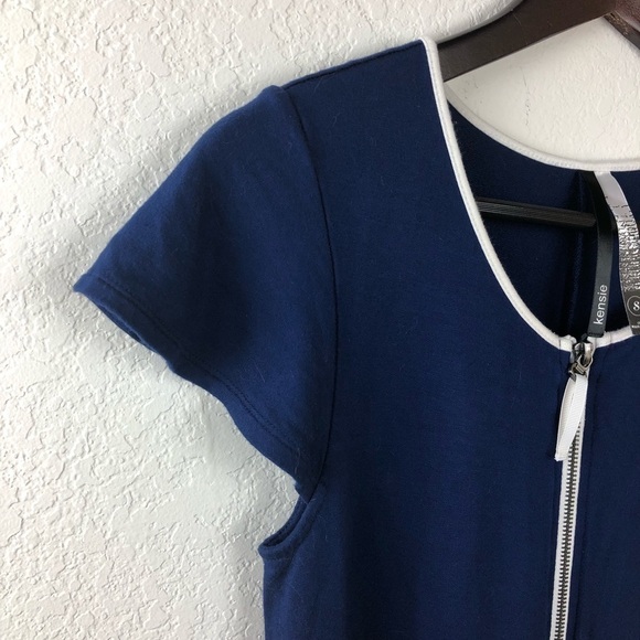 Kensie Womens Dress, Navy Blue Size Small - Picture 4 of 8